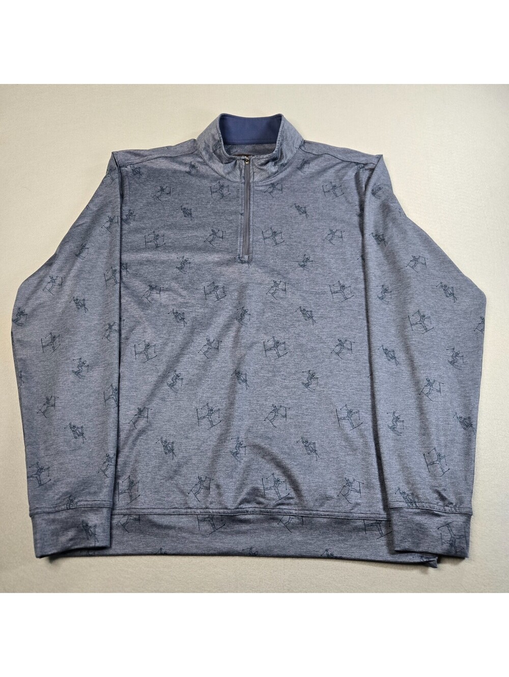 Jack & Sage Men's Spread Eagle Performance Tek 1/4 Zip Ski Pullover Size L NWT - Picture 1 of 7